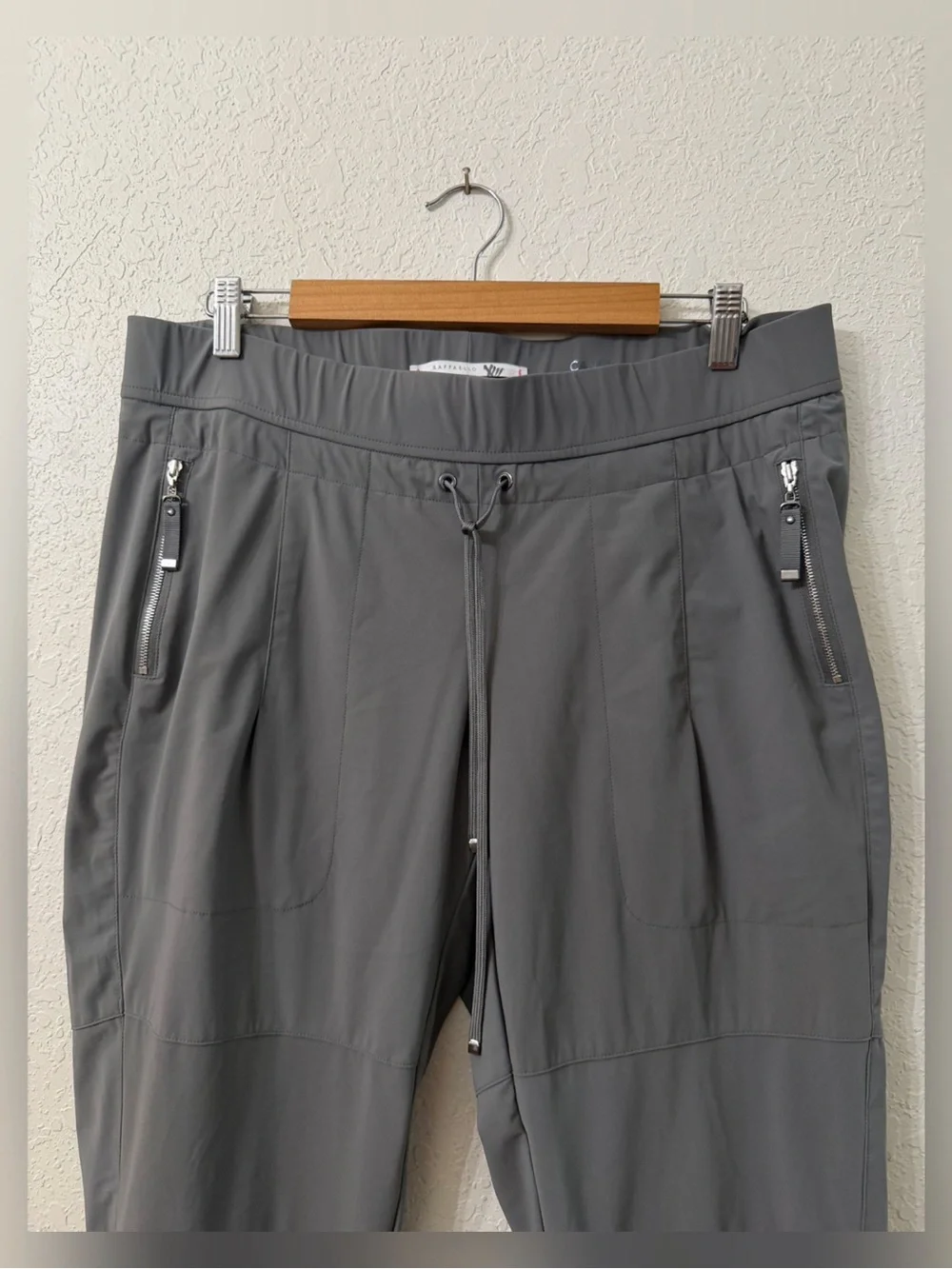 Rafaello Rossi Candy Jogger Gray Active Jogger Pants - 44